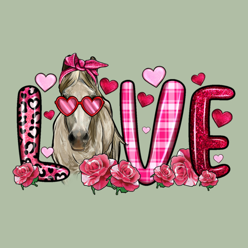 Valentines Day Love Horse Urban Heavy Tee by OliviaCreatesArt | Teevron
