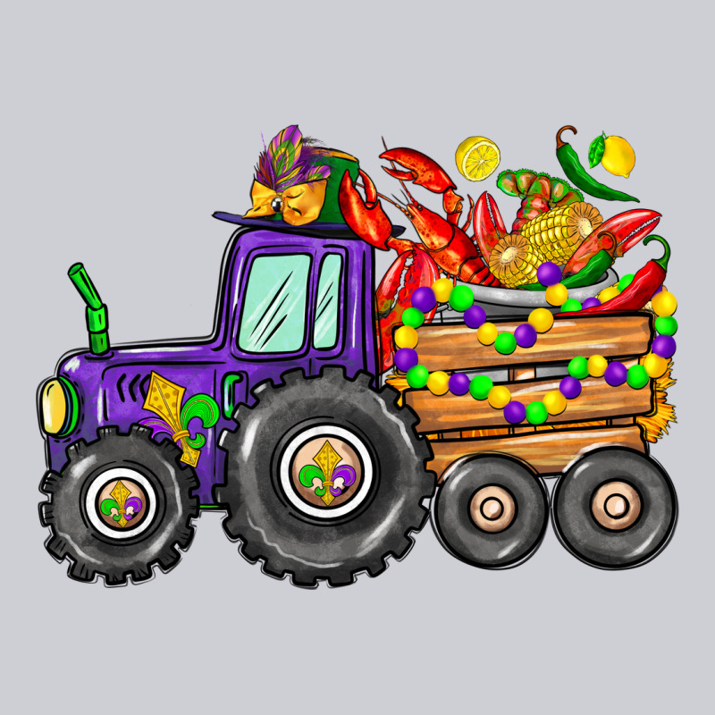 Mardi Gras Tractor Classic Tee by CowGirlArtShop | Teevron