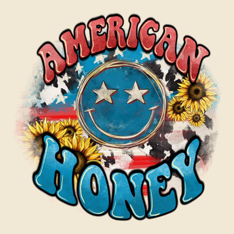 American Honey Smiley Premium Tee by HowdyJamesFarm | Teevron