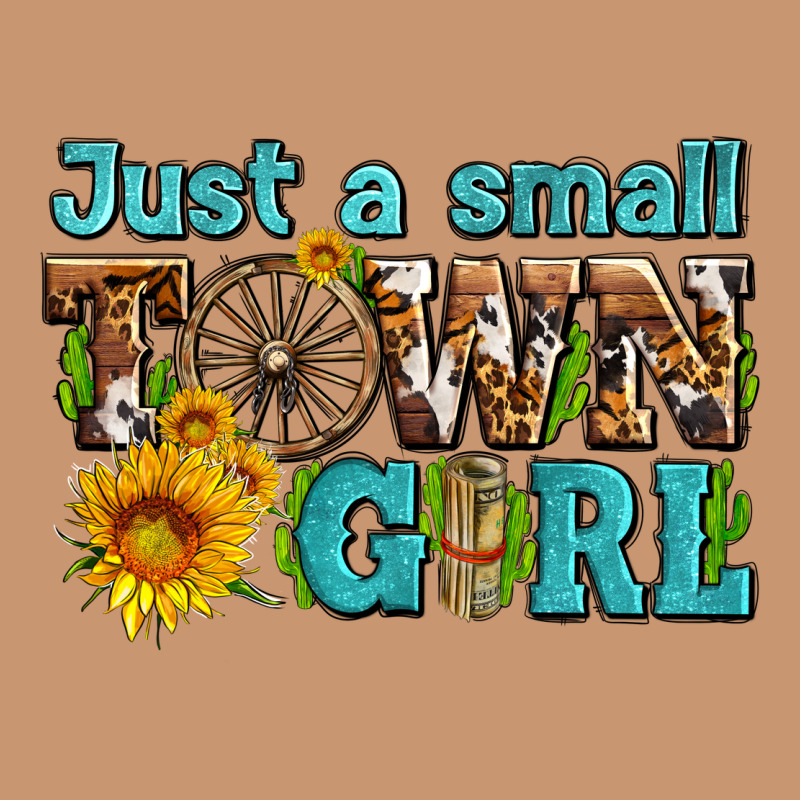 Just A Small Town Girl With Sunflowers And Money Heavyweight Hoodie by AdoDesignShop | Teevron