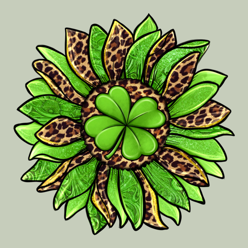 Lucky Leopard St Patricks Sunflower Classic Tee by Jasminsmagicworld | Teevron