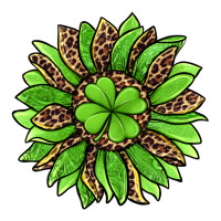 lucky leopard st patricks sunflower | Teevron