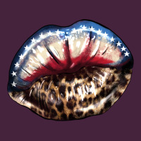American Lip Leopard 4th Of July Premium Tee | Teevron