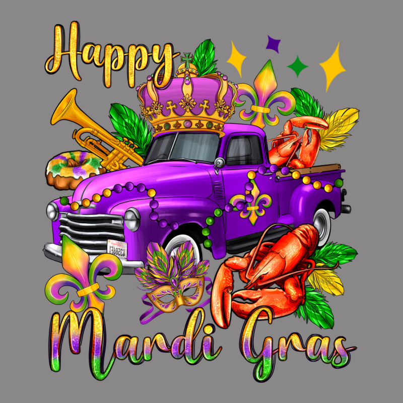 Happy Mardi Gras Truck Olivia Vintage Tee by OliviaCreatesArt | Teevron