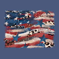 Leopard Glitter American Flag Vintage Hoodie | Teevron