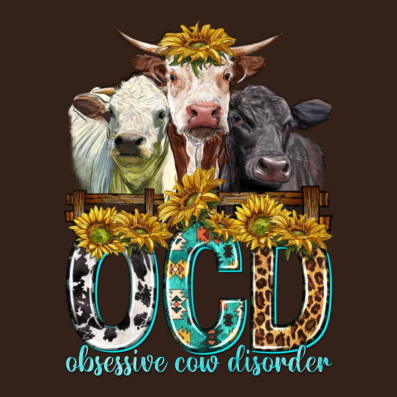 Obsessive Cow Disorder With Cows Heavy Core Tee by texasbilliewilder | Teevron