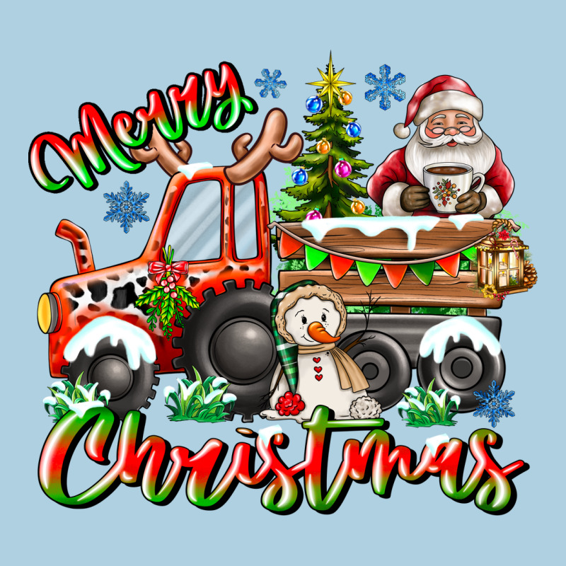 Merry Christmas  Tractor Premium Hoodie by CowhideDigitalArt | Teevron