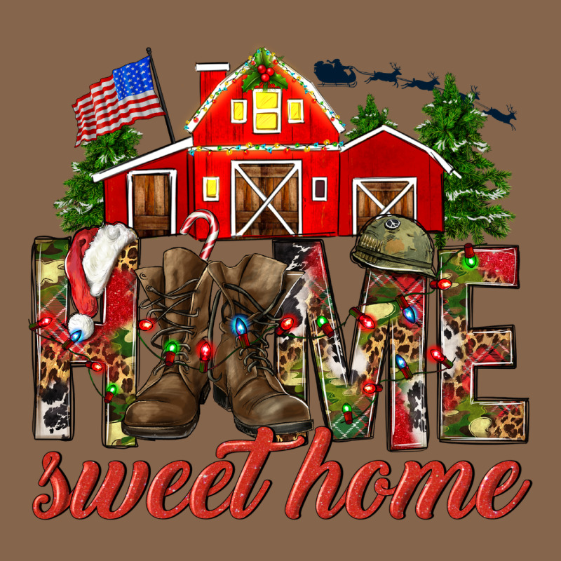 Army Christmas Home Sweet Home Premium Tee by HowdyJamesFarm | Teevron
