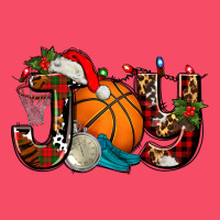 Joy With Basketball And Santa's Hat Premium Sweatshirt | Teevron