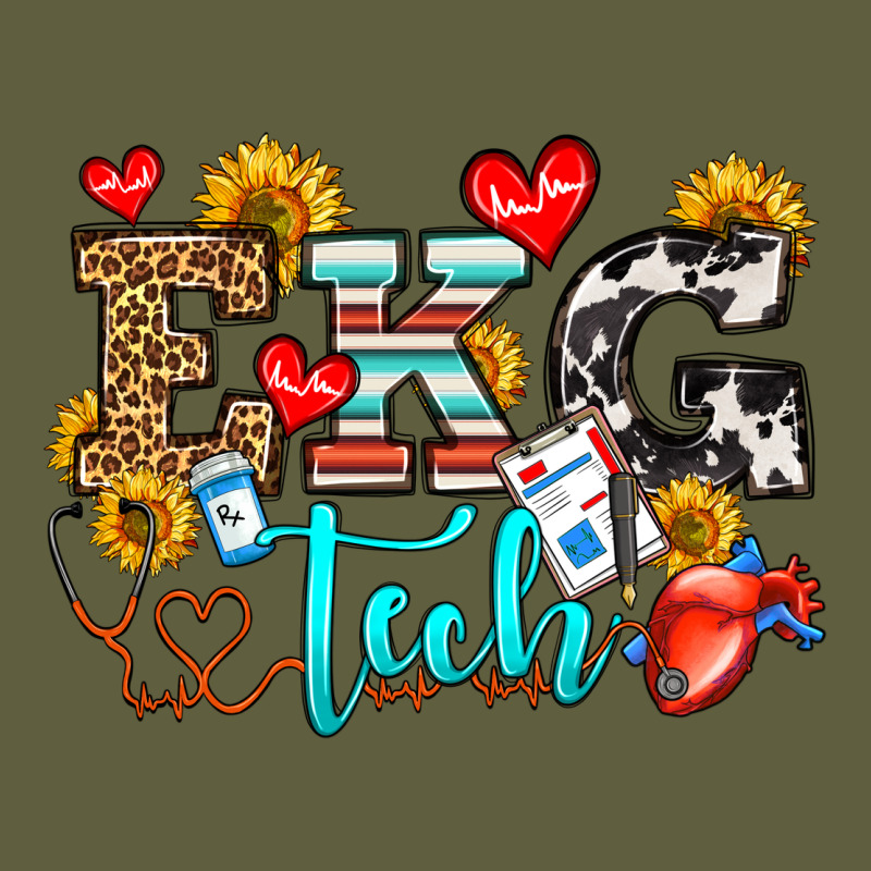 Ekg Tech Vintage Tee by OliviaCreatesArt | Teevron