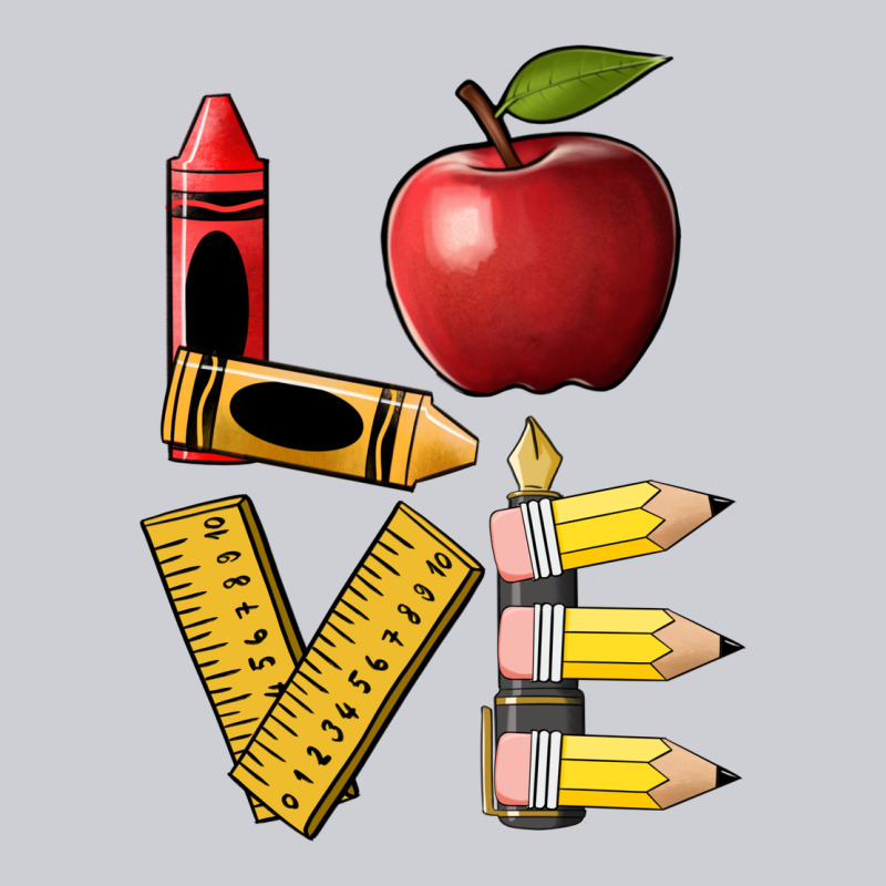 Love Teacher Heavyweight Sweatshirt by BarkalooDesign | Teevron