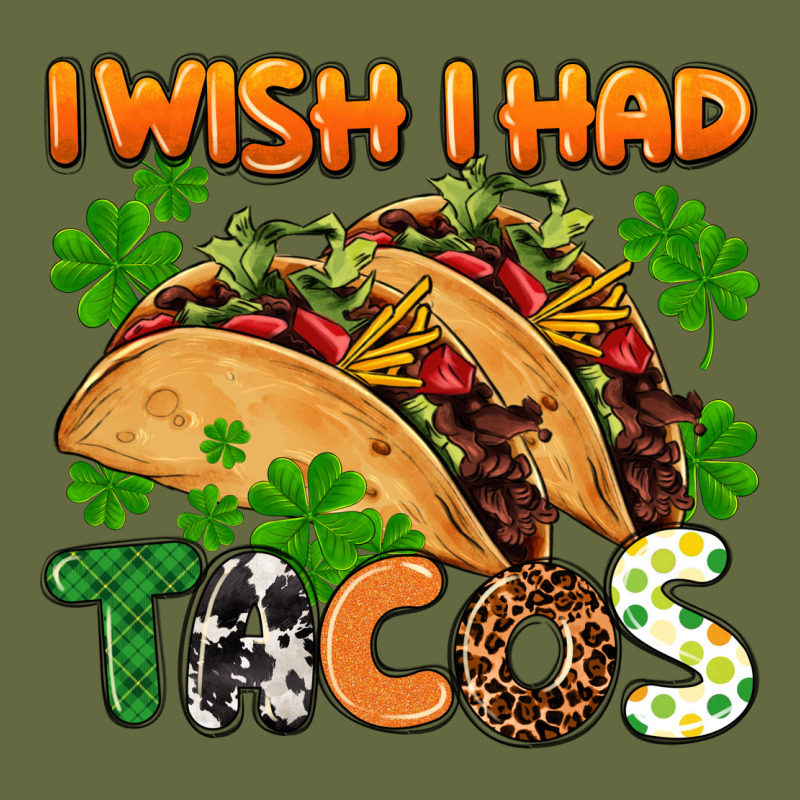 I Wish I Had Tacos St. Patrick's Day Long Sleeve Tee by FaDigitalArtStudio | Teevron