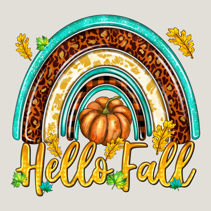 Hello Fall With Rainbow Heavy Core Tee by texasbilliewilder | Teevron
