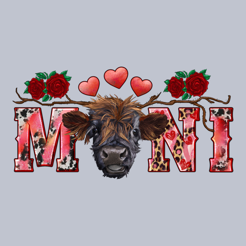 Valentine's Day Mini Black Highland Calf Premium Hoodie by RanaPortraitStore | Teevron