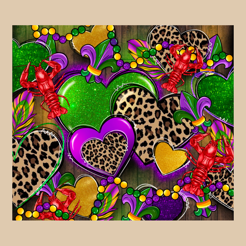 Mardi Gras Hearts Classic Tee by CowGirlArtShop | Teevron
