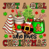 Just A Girl Who Loves Christmas Vintage Tee | Teevron