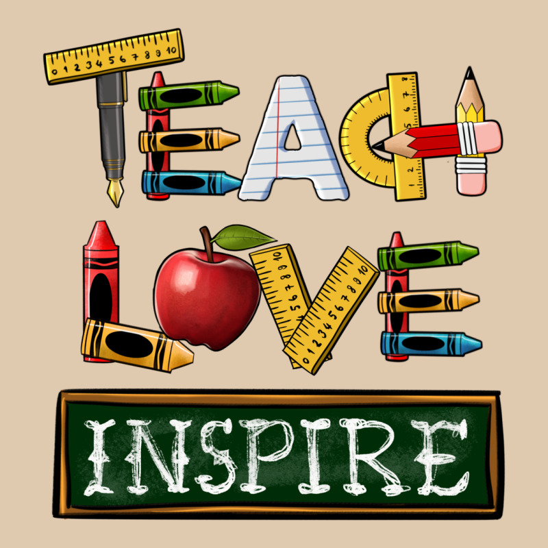 Teach Love Inspire Heavyweight Sweatshirt by BarkalooDesign | Teevron