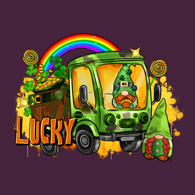 Lucky Gnomes Truck St. Patrick's Day Long Sleeve Tee by FaDigitalArtStudio | Teevron