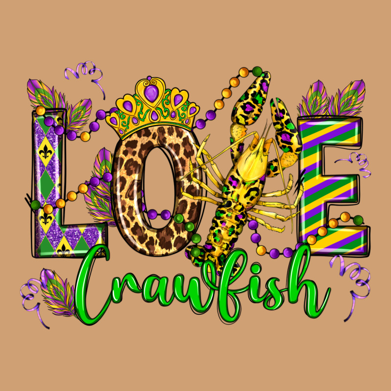 Love Crawfish Mardi Gras Olivia Vintage Tee by OliviaCreatesArt | Teevron