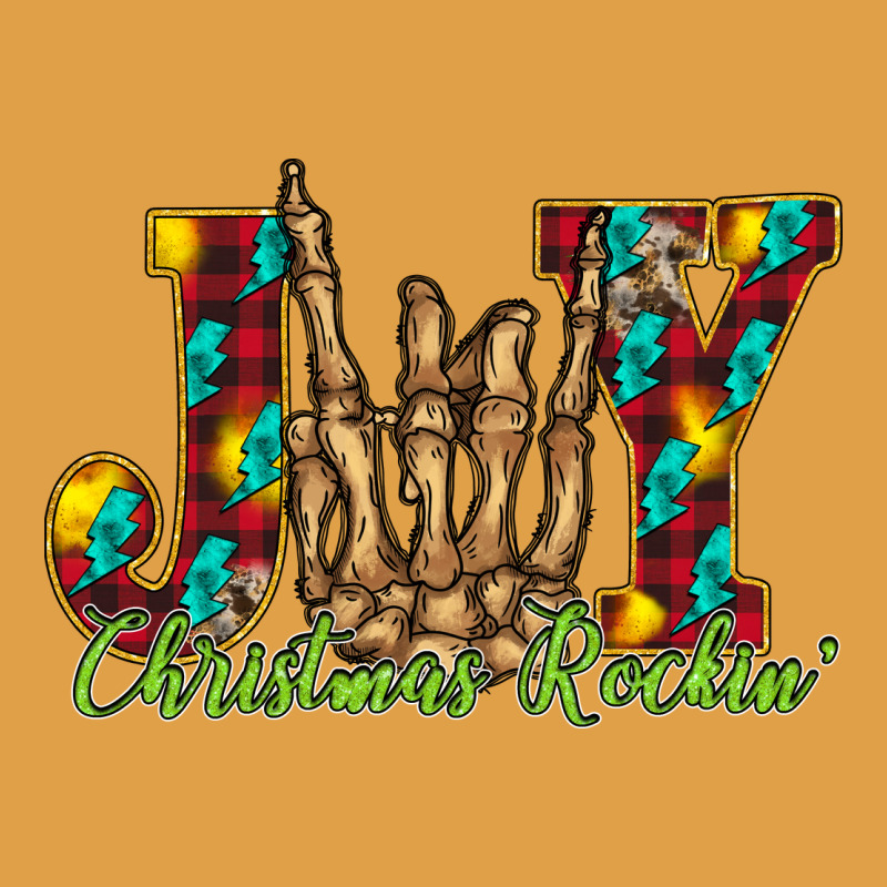 Joy Christmas Rockin Premium Hoodie by CowhideDigitalArt | Teevron
