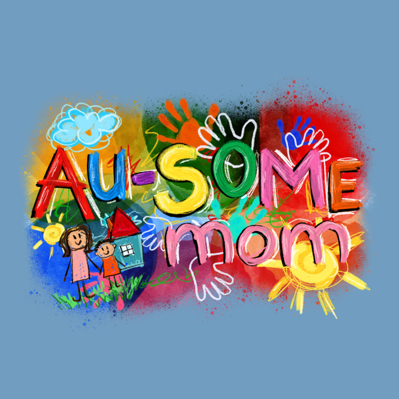 Au-some Mom Autism Urban Heavy Tee by FaDigitalArtStudio | Teevron