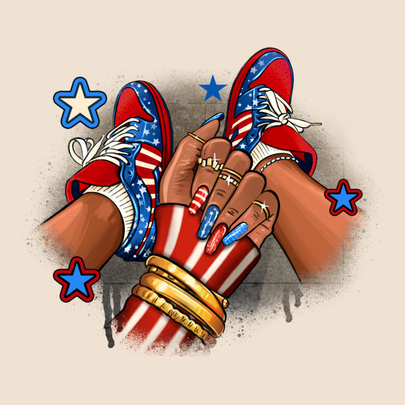 America Afro Girl Sneakers Urban Heavy Tee by RanaPortraitStore | Teevron