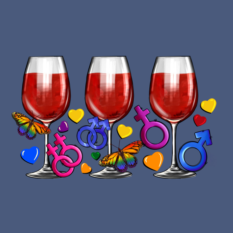 Pride Wine Cups Vintage Hoodie by FaDigitalArtStudio | Teevron