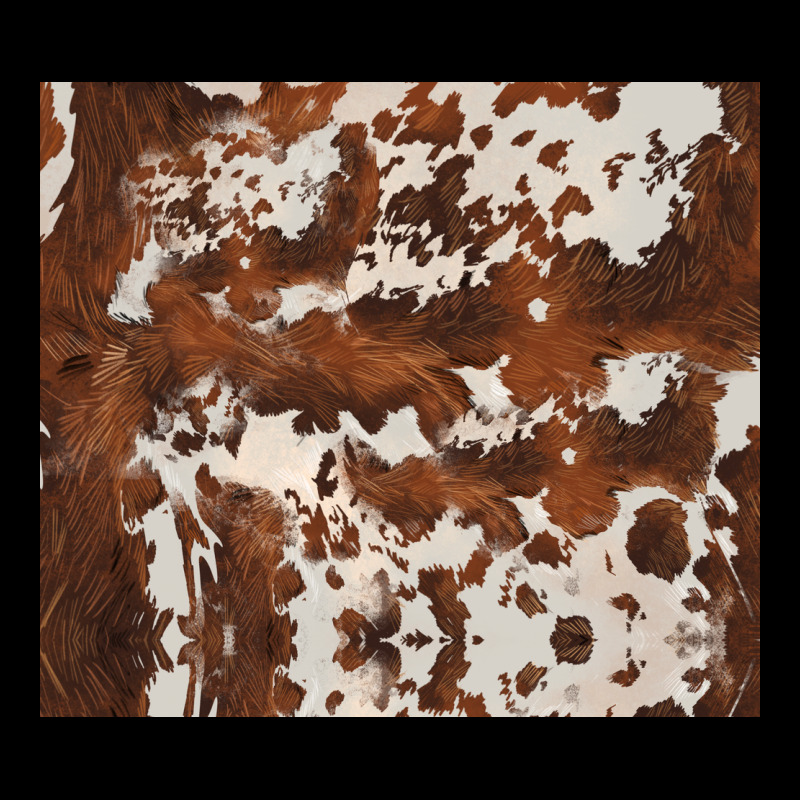 Brown Cowhide Zipper Hoodie by BarkalooDesign | Teevron