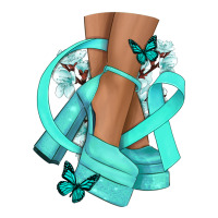 Ovarian Cancer diva teal ribbon | Teevron