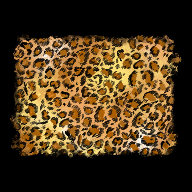 Handdrawn Leopard Pattern Yellow Zipper Hoodie by BarkalooDesign | Teevron