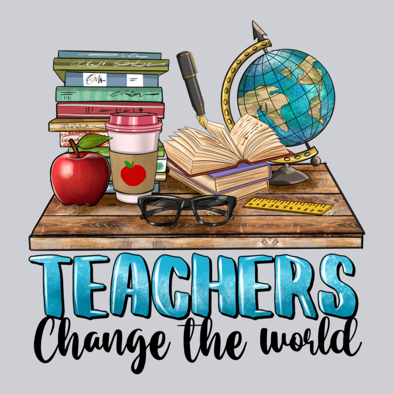 Teachers Change The World Heavyweight Sweatshirt by BarkalooDesign | Teevron