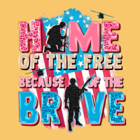 Home Of The Free Because Of The Brave Vintage Hoodie | Teevron