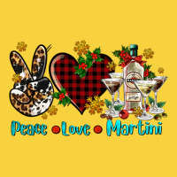 Peace Love Martini Premium Sweatshirt | Teevron