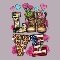 Love Valentine's Day Army Boots Olivia Vintage Tee | Teevron