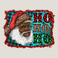 African American Santa Ho Ho Ho Heavy Core Tee | Teevron