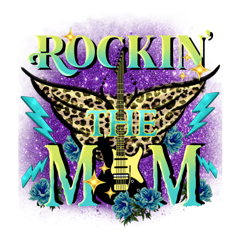 Rockin' The Mom Mother's Day Long Sleeve Tee by FaDigitalArtStudio | Teevron