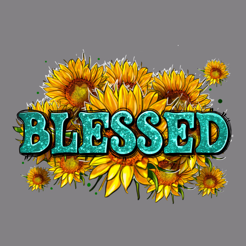 Glitter Blessed With Sunflowers Heavyweight Hoodie by AdoDesignShop | Teevron