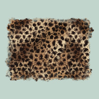 Handdrawn Leopard Pattern Brown Zipper Hoodie | Teevron