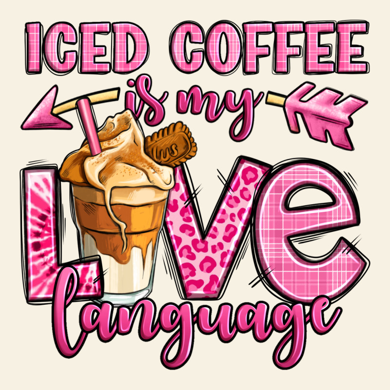 Iced Coffee Is My Love Language Vintage Tee by OliviaCreatesArt | Teevron