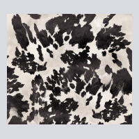 Black And White Cowhide Tumbler Zipper Hoodie | Teevron