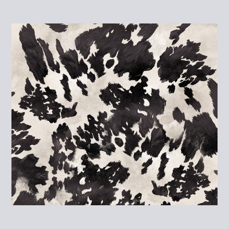 Black And White Cowhide Tumbler Zipper Hoodie by BarkalooDesign | Teevron