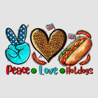 Peace Love Hotdogs Premium Sweatshirt | Teevron