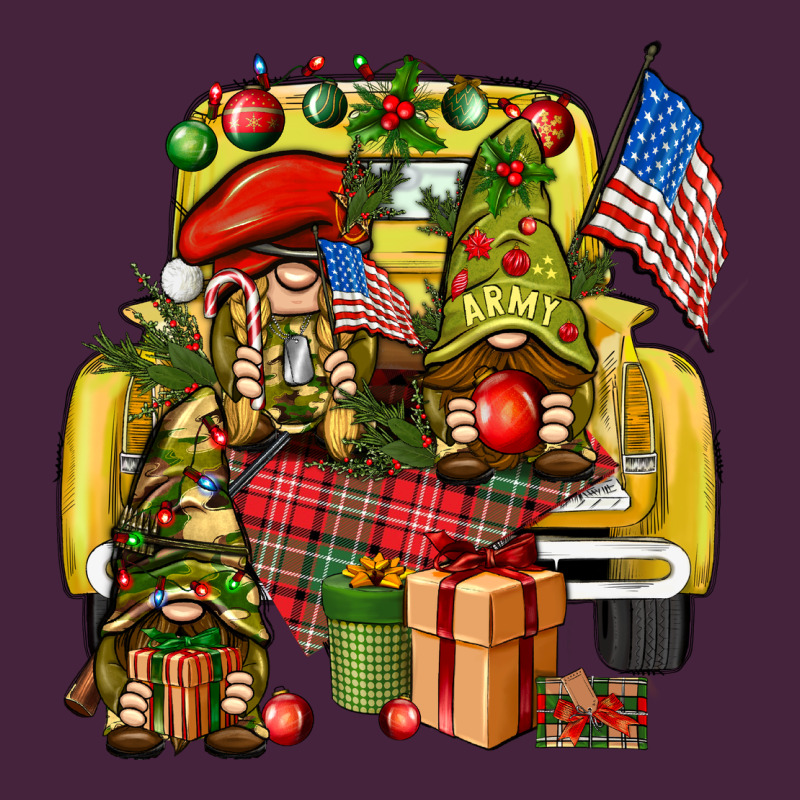 Christmas Army Gnomes Truck 4th Of July Premium Tee by HowdyJamesFarm | Teevron