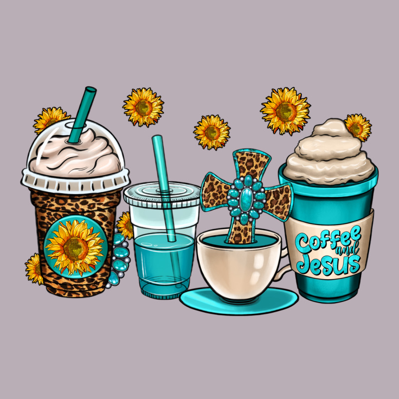 Jesus Coffee Cups Vintage Tee by OliviaCreatesArt | Teevron