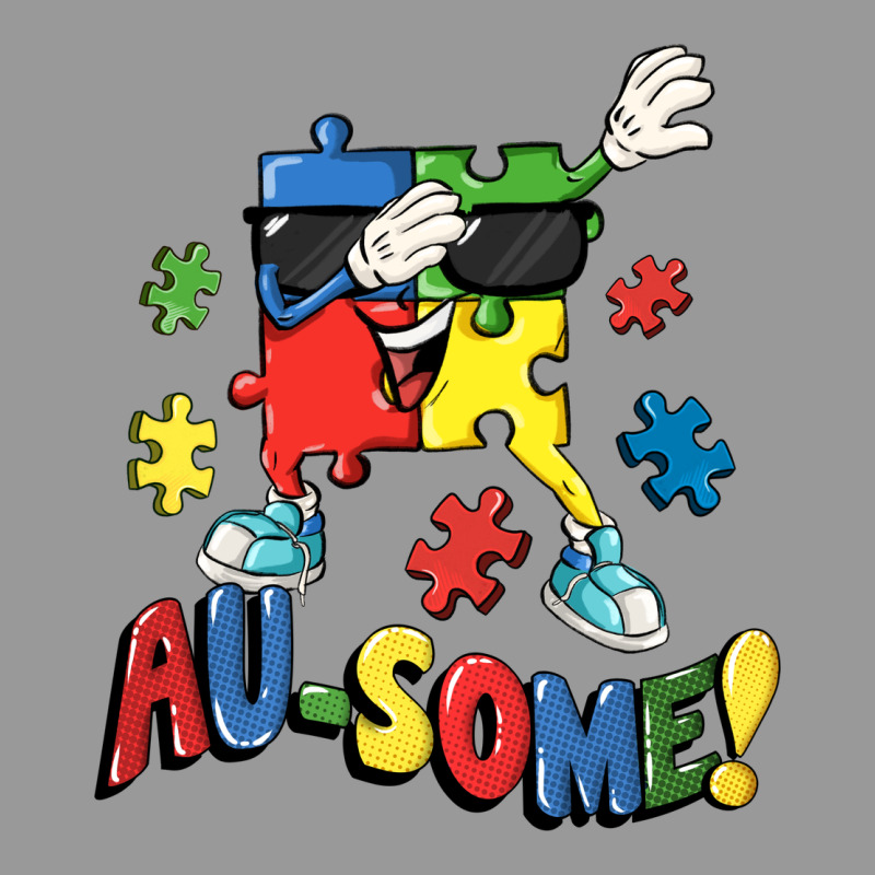 Au-some! Autism Puzzle Dabbing Vintage Hoodie by FaDigitalArtStudio | Teevron