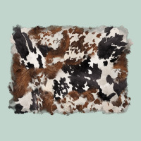 Black And Brown Cowhide Background Zipper Hoodie | Teevron