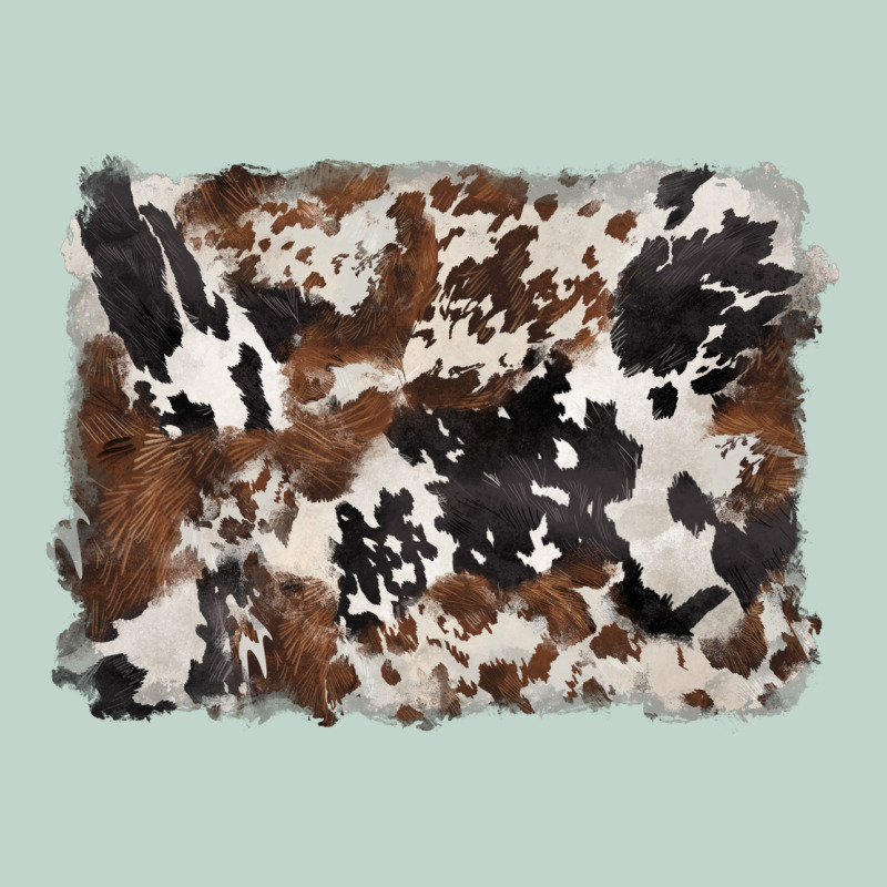 Black And Brown Cowhide Background Zipper Hoodie by BarkalooDesign | Teevron