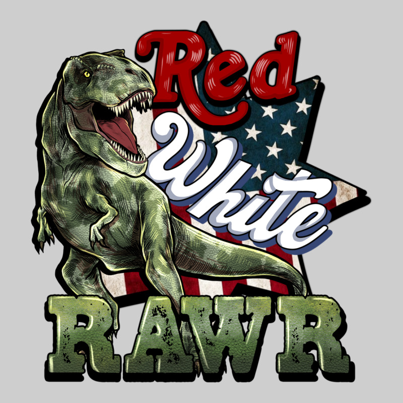Red White Rawr 4th Of July Premium Tee by HowdyJamesFarm | Teevron