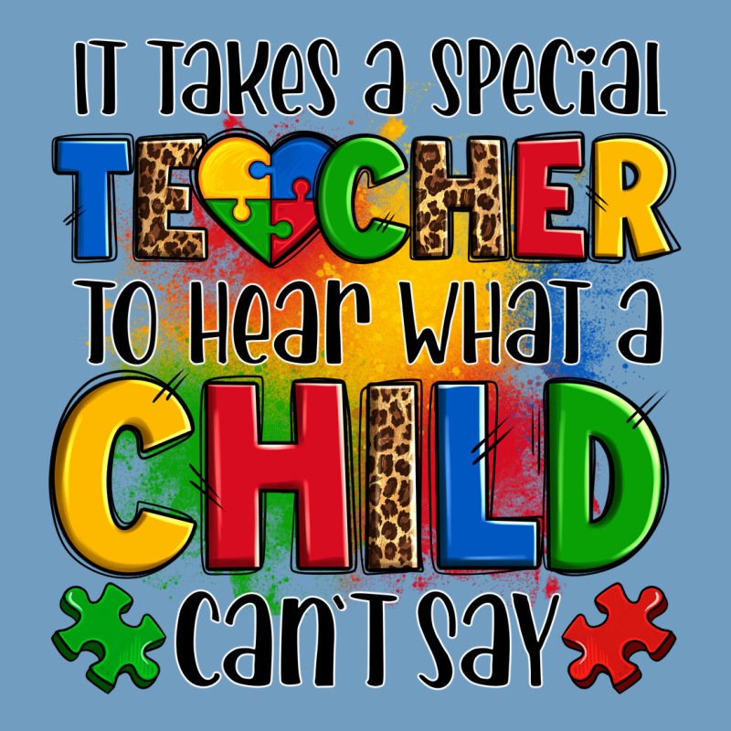 It Takes A Special Teacher To Hear What A Child Can't Say Urban Heavy Tee by OliviaCreatesArt | Teevron