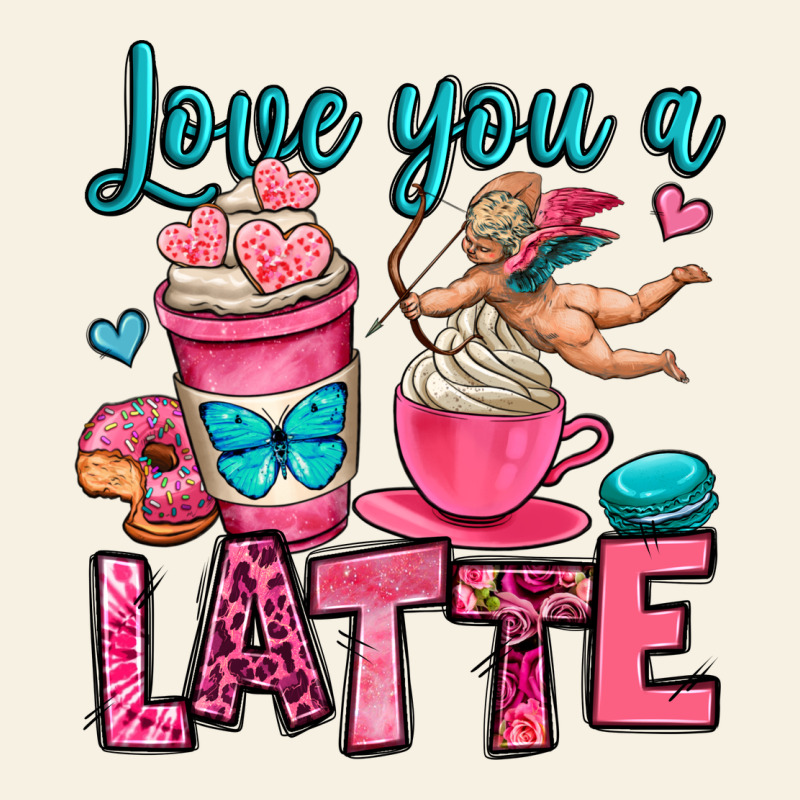 Love You A Latte Vintage Tee by OliviaCreatesArt | Teevron